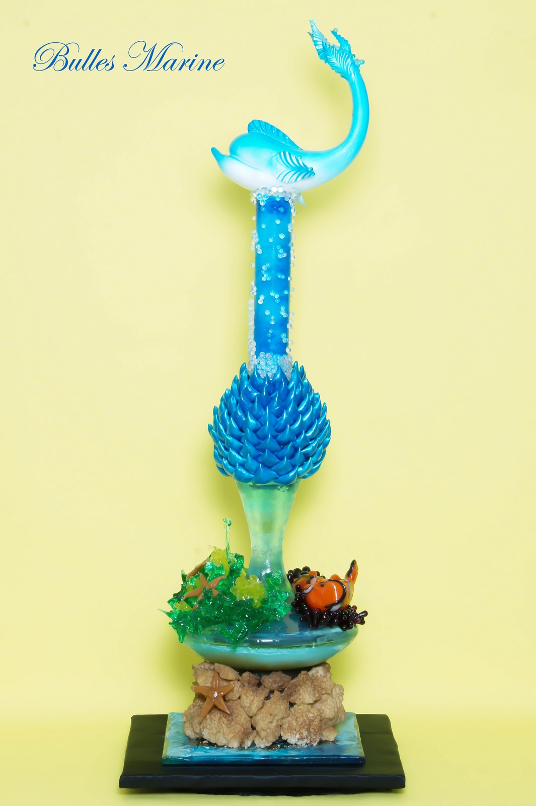 Bulle marine — pièce en sucre soufflé ABPG