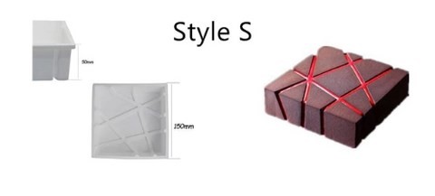 Moule silicone carré origami pas cher