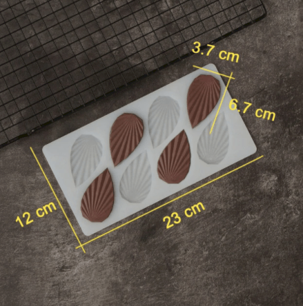Moule silicone pour Moule silicone pour décor chocolat en forme de