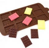 Moule silicone tablette de chocolat pas cher