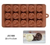 Moule silicone chocolat rose pas cher
