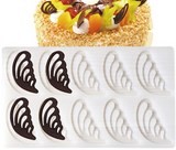 Moule silicone pour décor chocolat en forme d'aile pas cher
